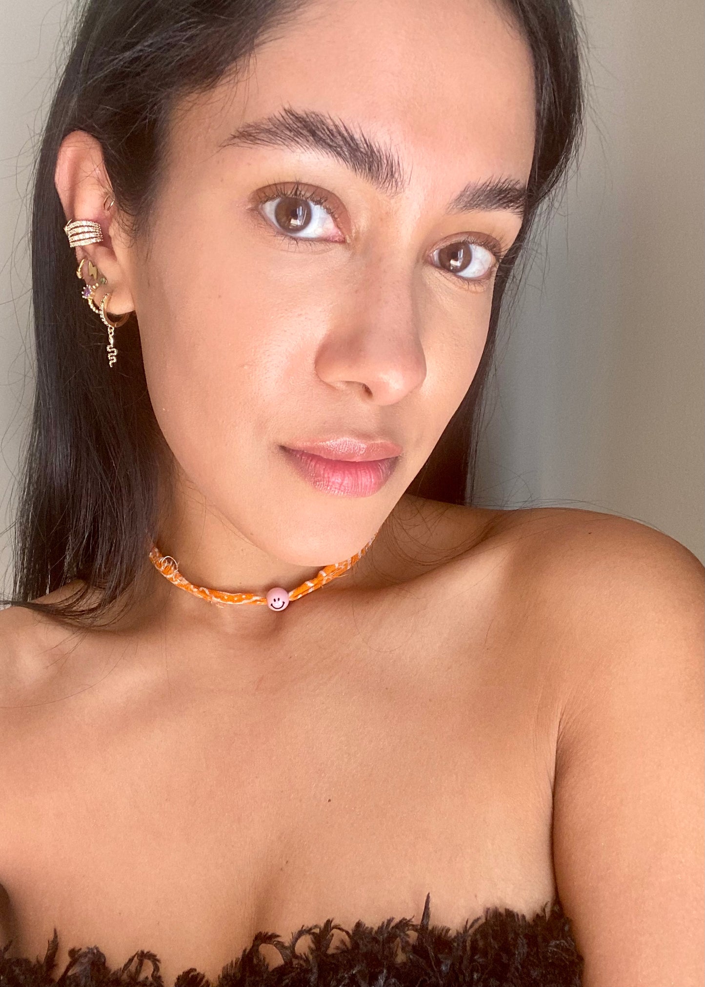 SMILEY BANDANA NECKLACE