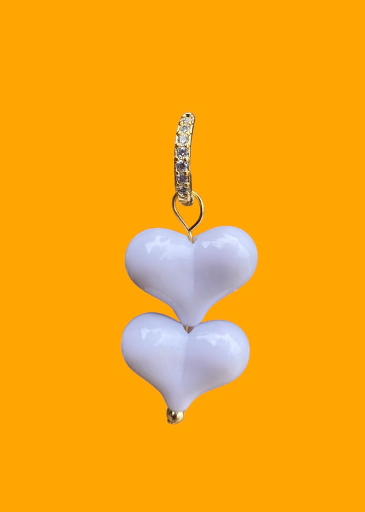 DOUBLE HEART EARRING