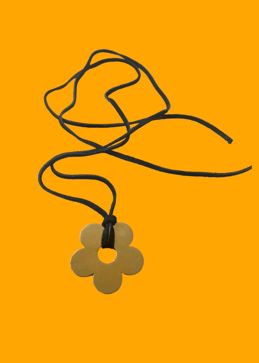 FLOWER COIN NECKLACE